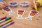 Four Cups with Wine Passover Cutouts 2" x 3" – 20 Pack Pesach Seder Craft Shapes for Classroom & Bulletin Board Decorations